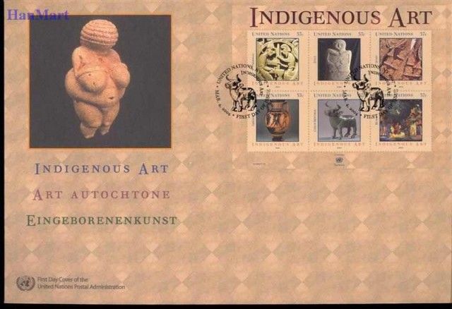 Znaczek Narody Zjednoczone Nowy Jork 2004 Mi bl 24 FDC