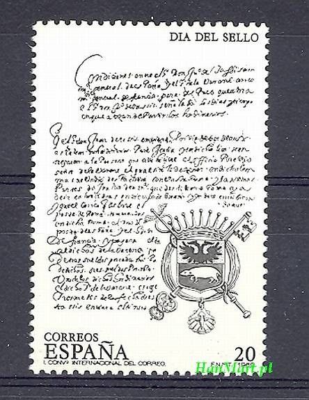 Znaczek Hiszpania 1989 Mi 2880 Czyste **