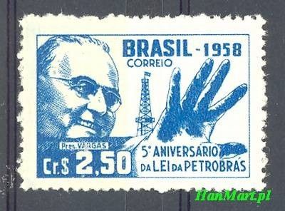 Znaczek Brazylia 1958 Mi 948 Czyste **