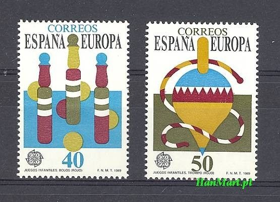 Znaczek Hiszpania 1989 Mi 2885-2886 Czyste **
