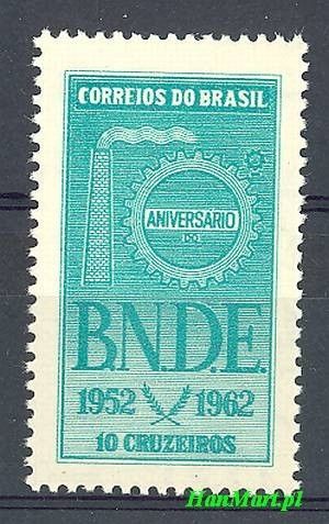 Znaczek Brazylia 1962 Mi 1025 Czyste **