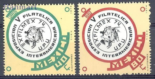 Znaczek Meksyk 1974 Mi 1422-1423 Czyste **