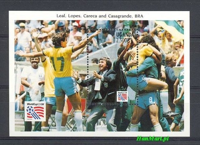Znaczek Uganda 1993 Mi bl 193 Czyste **