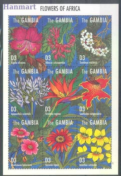 Znaczek Gambia 1995 Mi 2170-2178 Czyste **
