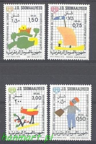 Znaczek Somalia 1979 Mi 278-281 Czyste **