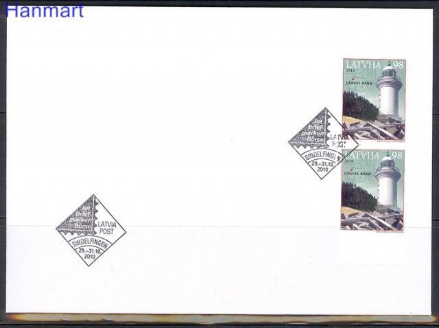 Znaczek Łotwa 2010 Mi 794DoDu FDC