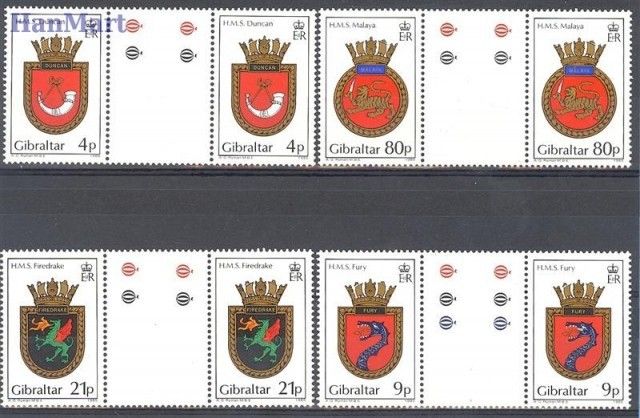 Znaczek Gibraltar 1985 Mi 493-496 Czyste **