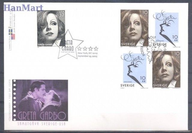Znaczek Szwecja 2005 Mi 2485-2486 FDC