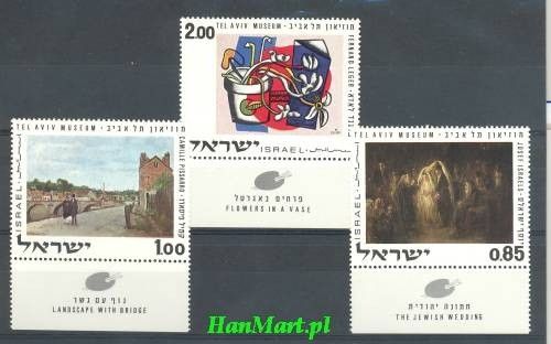 Znaczek Izrael 1970 Mi 492-494 Czyste **
