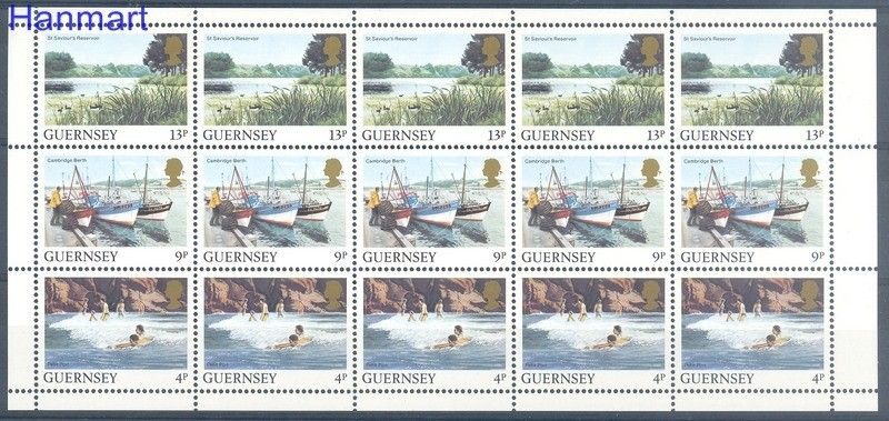 Znaczek Guernsey 1984 Mi h-blatt 21 Czyste **
