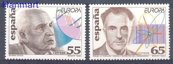 Znaczek Hiszpania 1994 Mi 3162-3163 Czyste **