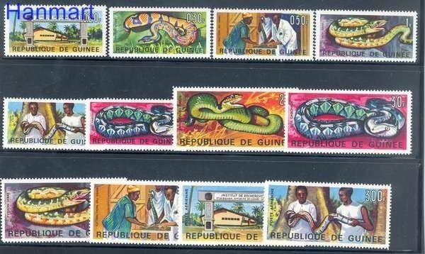 Znaczek Gwinea 1967 Mi 425-436 Czyste **