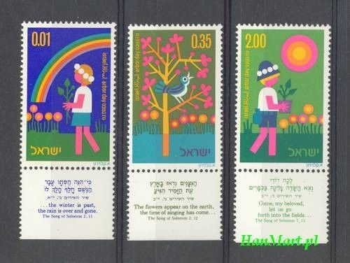 Znaczek Izrael 1975 Mi 629-631 Czyste **
