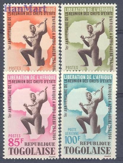 Znaczek Togo 1964 Mi 426-429 Czyste **