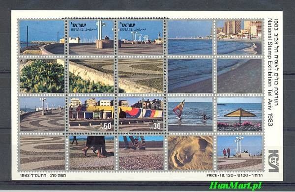 Znaczek Izrael 1983 Mi bl 25 Czyste **