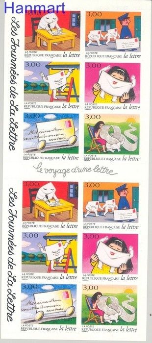 Znaczek Francja 1997 Mi mh 3209-3214 Czyste **