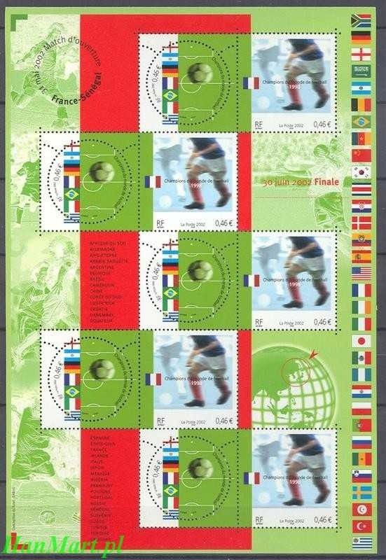 Znaczek Francja 2002 Mi ark 3620-3621 Czyste **