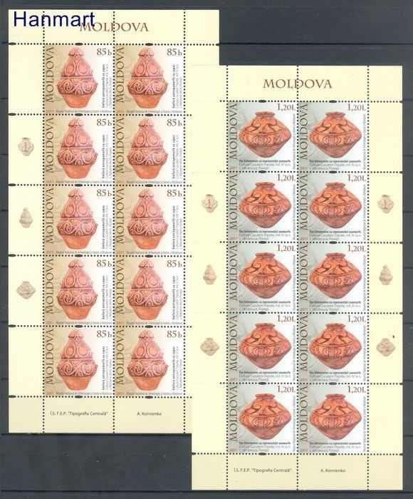 Znaczek Mołdawia 2011 Mi ark 729-731Sw Czyste **