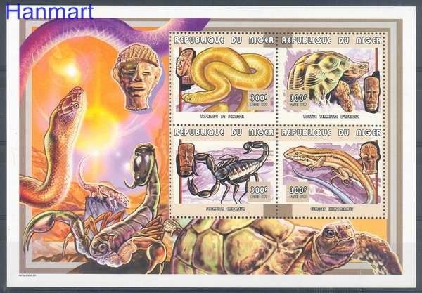 Znaczek Niger 1999 Mi 1717-1720 Czyste **