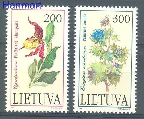 Znaczek Litwa 1992 Mi 499-500 Czyste **