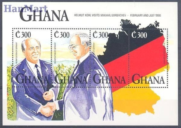 Znaczek Ghana 1992 Mi bl 188 Czyste **