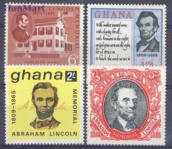Znaczek Ghana 1965 Mi 216-219 Czyste **