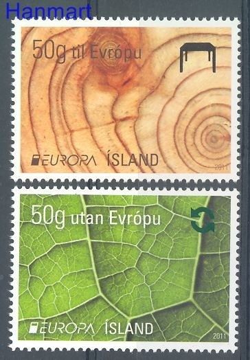 Znaczek Islandia 2011 Mi 1304-1305 Czyste **