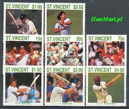 Znaczek St. Vincent 1988 Mi 1120-1127 Czyste **