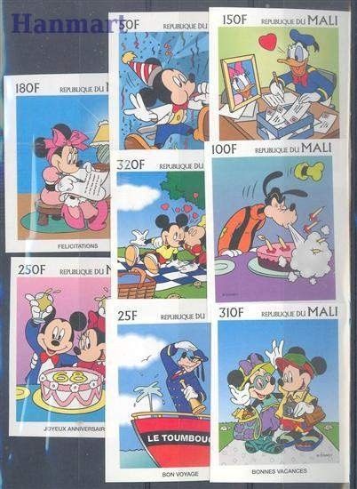 Znaczek Mali 1997 Mi 1823-1830B Czyste **