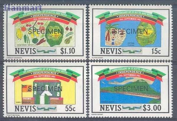 Znaczek Nevis 1984 Mi 182-185 Czyste **