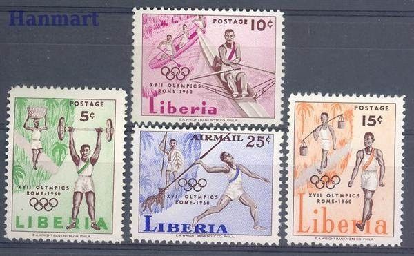 Znaczek Liberia 1960 Mi 552-555 Czyste **