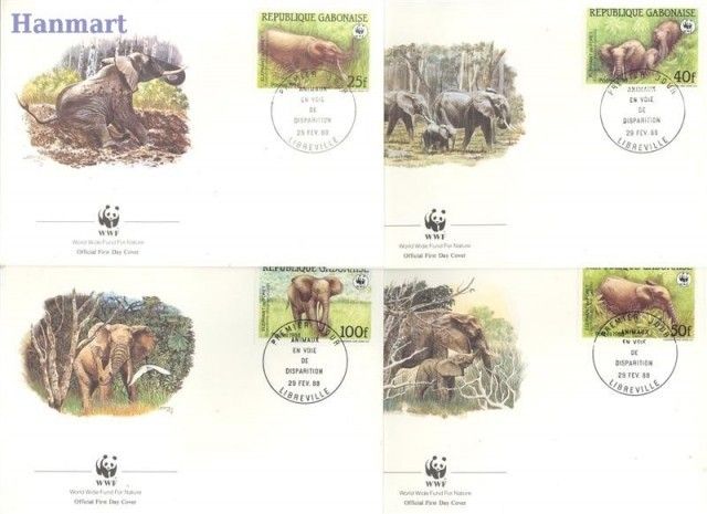 Znaczek Gabon 1988 Mi 1009- FDC