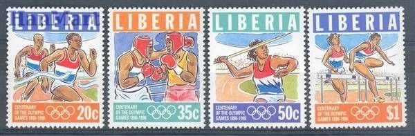 Znaczek Liberia 1996 Mi 1656-1659 Czyste **
