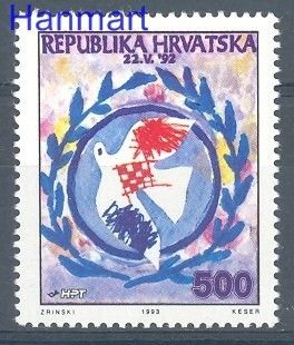 Znaczek Chorwacja 1993 Mi 239 Czyste **