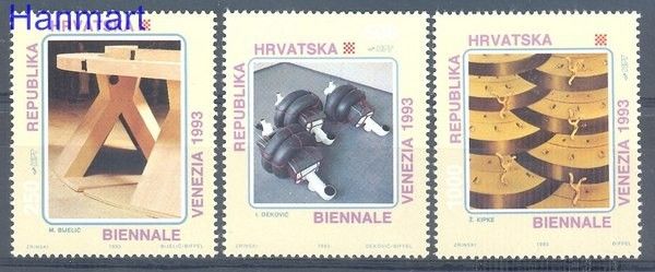 Znaczek Chorwacja 1993 Mi 243-245 Czyste **