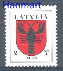 Znaczek Łotwa 2002 Mi 421CVI Czyste **
