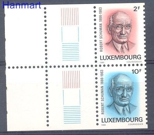 Znaczek Luksemburg 1986 Mi h-blatt 1 Czyste **