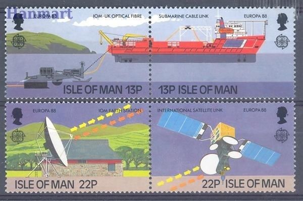 Znaczek Wyspa Man 1988 Mi 367-370 Czyste **