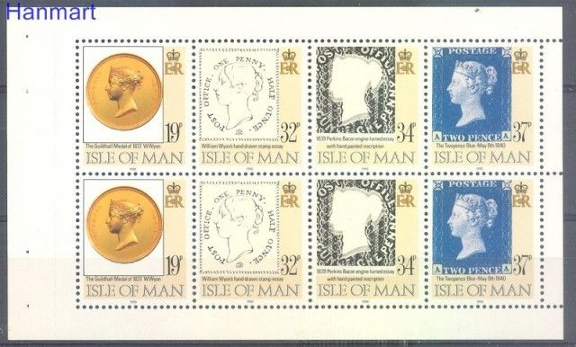 Znaczek Wyspa Man 1990 Mi h-blatt 22 Czyste **