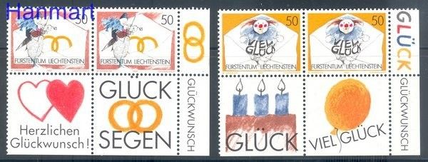 Znaczek Liechtenstein 1992 Mi 1043-1044 Czyste **