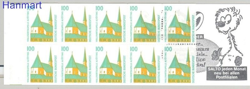 Znaczek Niemcy 1995 Mi mh 32 Czyste **
