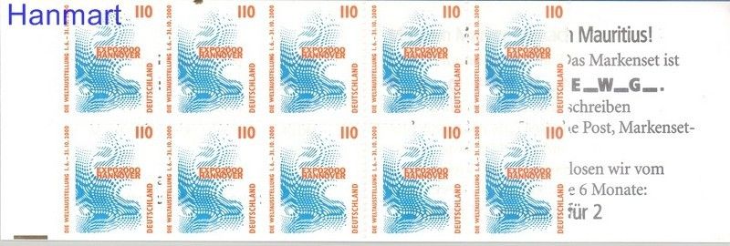 Znaczek Niemcy 1999 Mi mh 39 Czyste **