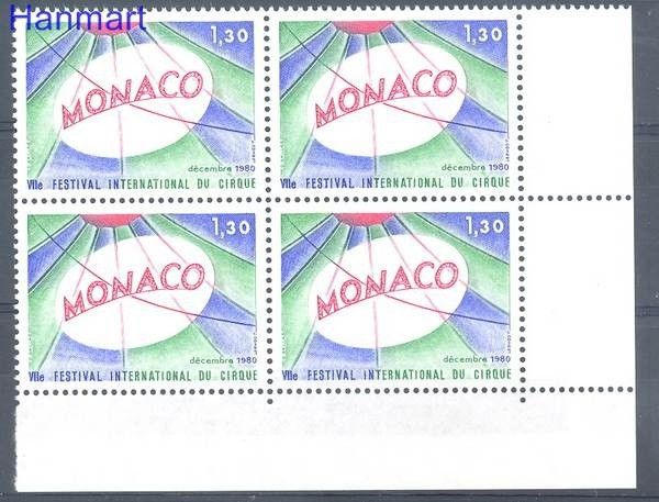 Znaczek Monako 1980 Mi 1444 Czyste **