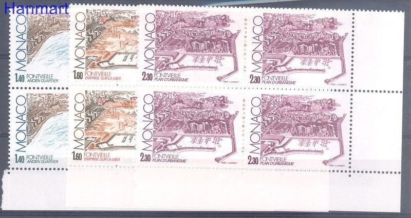 Znaczek Monako 1982 Mi 1528-1530 Czyste **