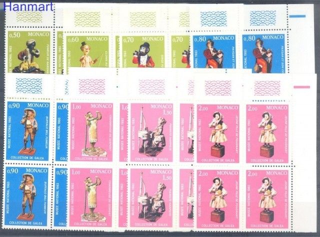 Znaczek Monako 1983 Mi 1608-1615 Czyste **
