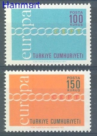 Znaczek Turcja 1971 Mi 2210-2211 Czyste **