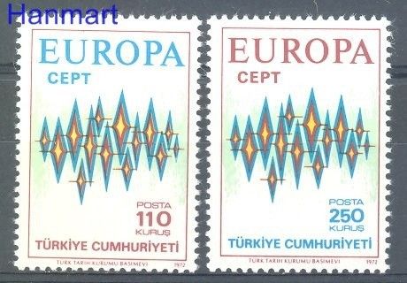 Znaczek Turcja 1972 Mi 2253-2254 Czyste **