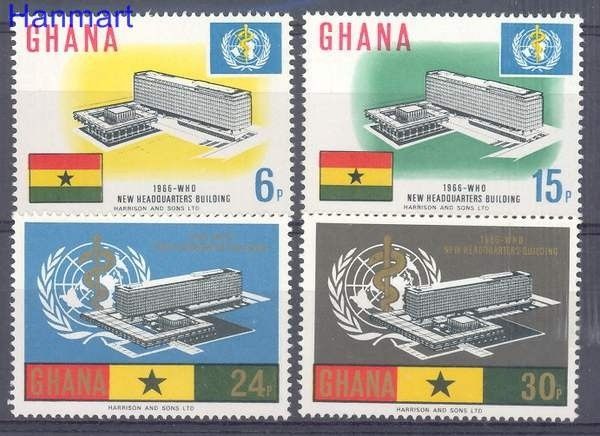 Znaczek Ghana 1966 Mi 257-260 Czyste **