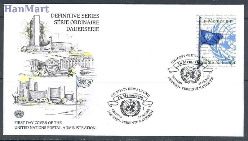 Znaczek Narody Zjednoczone Wiedeń 2003 Mi 405 FDC