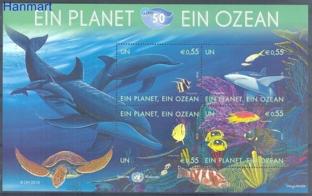 Znaczek Narody Zjednoczone Wiedeń 2010 Mi bl 26 Czyste **